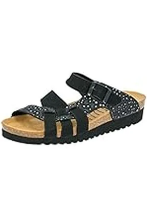 LICO Bioline Noble, Zapatillas de Estar por casa Mujer, Schwarz, 42 EU