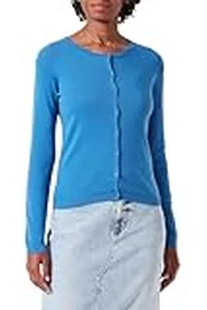 Benetton Camiseta Coreana M/L 1091d5558 Suéter cárdigan, , Mujer