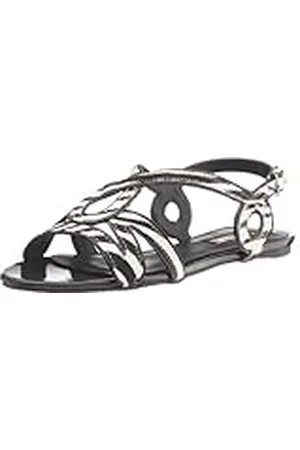 Buffalo Sandalias de Vestir para Mujer, Color Negro, Talla 36