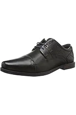 QS by s.Oliver 13209, Zapatos de Cordones Oxford Hombre, Negro (Black 1), 42 EU