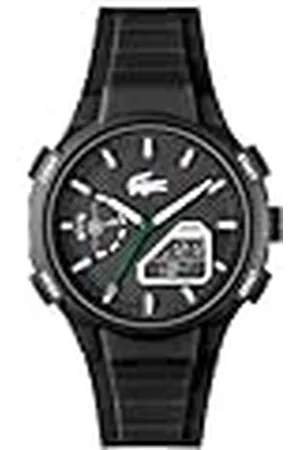 Lacoste Reloj de Cuarzo Multifuncional Analógico-Digital para hombre Colección LC33 Collection con Correa en silicona