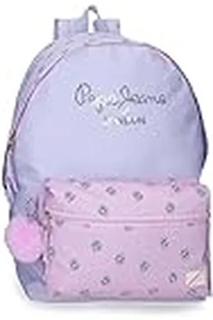 Pepe Jeans Becca Mochila para Portátil Doble Compartimento Adaptable a Carro 31x44x17,5 cms Poliéster 23,87L