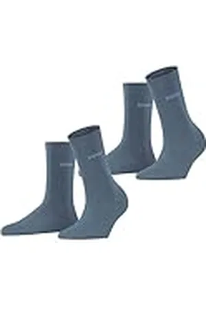ESPRIT Uni Multipack W So algodón lisos 2 pares, Calcetines Mujer, , 39-42