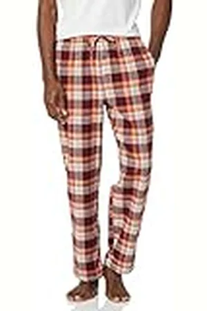 Amazon Pantalón de Pijama en Franela (Disponible en Tallas Grandes y Largos Especiales) Hombre, , S