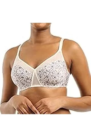 Sans Complexe Complice Full Coverage Bra, Floral Print Ivory/Blue, 100C Women