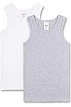 QS by s.Oliver Unterhemd im Doppelpack Camiseta, , 92 cm (Pack de 2) para Niños