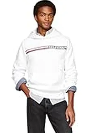 Tommy Hilfiger Hoodie Hombre Chest Stripe con Capucha, , XS