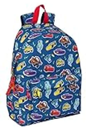 Safta CARS RACING - Mochila para Portátil 14.1", Ideal para Jóvenes de Diferentes Edades, Cómoda y Versátil, Calidad y Resistencia, 31x13x43 cm