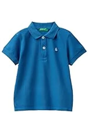 Benetton Maglia Polo M/M 3089g3008 Camisa, , 116 cm para Niños