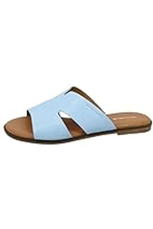 TOM TAILOR Mules 5393902, Pantuflas Mujer, Blue, 38 EU
