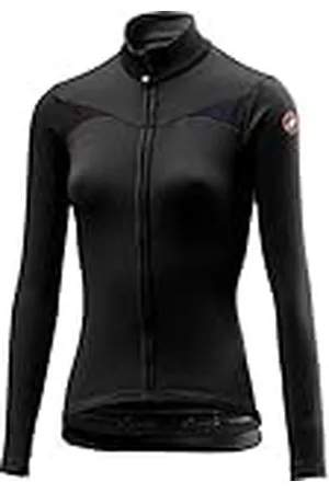 Castelli Sinergia Jersey FZ - Camiseta para Mujer, Color Negro, Talla M