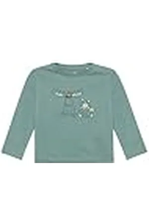 QS by s.Oliver 2157010 Camiseta de Manga Larga con Estampado, , 74 para Niños