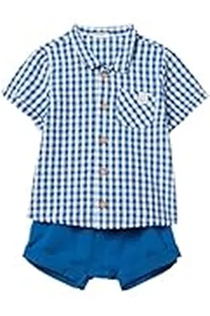 Benetton COMPL(Camicia+Short) 3QHMAK00M Pantalones, , 50 para Bebés