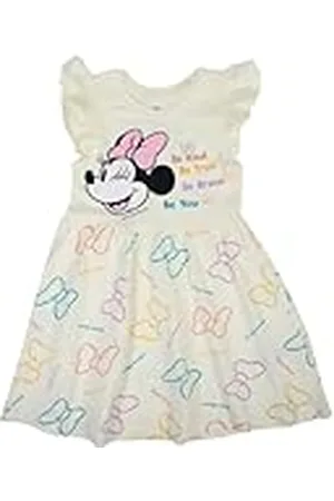 Disney MINNIE, Conjunto de 2 piezas, Camiseta + Pantalones cortos, Niños, (2 a 8 años), Unisex, Niño, Niña, Suave, Lindo, Cálido, Camiseta, Pantalones, Modelo DIS MF 5223C254 S1-5A