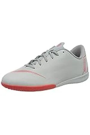 Nike JR Vapor 12 Academy GS IC, Zapatillas de fútbol Sala Unisex niño, Multicolor (Wolf Grey/Lt Crimson/Pure Platinum 060), 33 EU