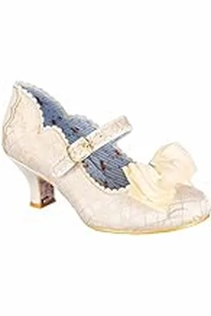 Irregular Choice Summer Breeze WF, Zapatos Planos Mary Jane Mujer, White, 42 EU Ancho