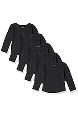 Amazon Camisetas Manga Larga Niña, Pack de 5, , 8 años