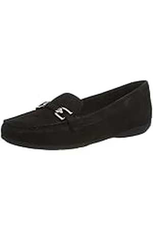 Geox D Annytah Moc A, Mocasines Mujer, Black, 38 EU