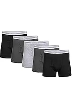 Gildan Underwear Boxer Briefs, Multipack Ropa Interior de Hombres, , L (Pack de 5)