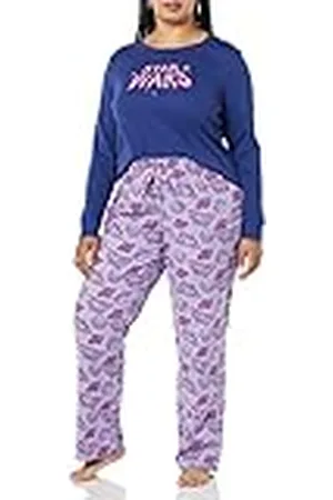 Amazon Disney | Marvel | Star Wars Conjunto de Pijama en Franela Mujer, , XS