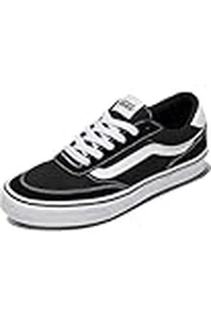 Vans Brooklyn, Zapatillas Hombre, Ba2 - Suede/Canvas Black/White, 42 EU