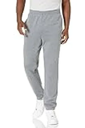Amazon Pantalones Deportivos de Forro Polar con Bajo Ajustado (Disponible en Talla Grandes y Largos Especiales) Hombre, , XXL