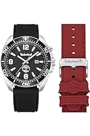 Timberland Reloj Analógico para Hombres de Cuarzo con Correa en Silicona TDWGN0010001