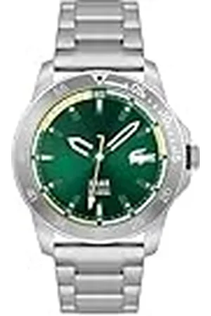 Lacoste Reloj Analógico de Cuarzo para Hombre Colección Regatta con Correa de Acero Inoxidable Plateada - 2011204
