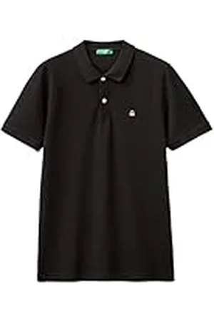 Benetton Maglia Polo M/M 3wg9u301z Camisa, , L para Hombre
