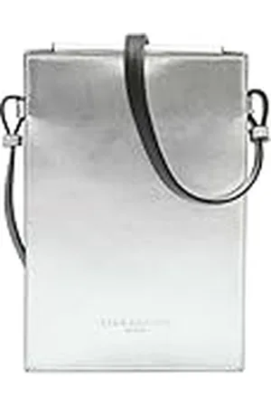 liebeskind Mobile Pouch Hilla Silver, Bolso de Mano Mujeres