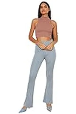 Trendyol Flare Knitted Pants Calzoncillos, L De Las Mujeres