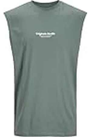 JACK & JONES Jorvesterbro Sleeveless tee Sn Camiseta sin Mangas, , XS Hombres