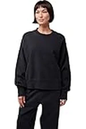 Fox Racing Fox Lady Wordmark Oversized Fleece Crew Black L Sweatshirt, X Women