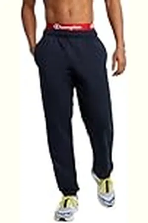 Champion Powerblend Pantalón de Forro Polar con Parte Inferior Relajada, , M para Hombre