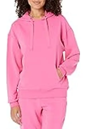 THE DROP Remi Sudadera Holgada de Tejido de Rizo Francés con Manga Larga y Capucha para Mujer, , 4X Grande