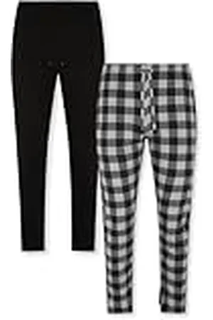 FM London Pijama para hombre paquete de 2 - Pantalones de pijama ligeros para hombre, ropa de dormir y ropa de dormir, , XXL
