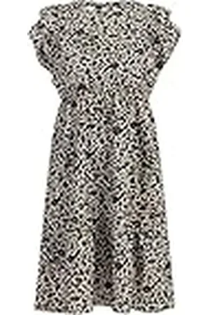Faina Vestido Midi Leoprint, , M para Mujer