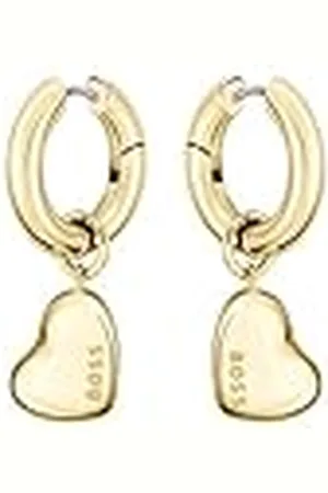 HUGO BOSS Jewelry Pendientes para Mujer Colección HONEY LOVE en Amarillo con un Colgante en Forma de Corazón - 1580641