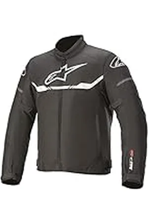 Alpinestars T-SP S-Chaqueta Impermeable, Color Negro Y Blanco Ropa de Motocicleta, Medium para Hombre