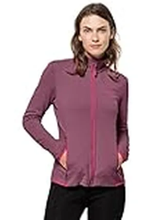 Jack Wolfskin Peak Grid Fleece W Chaqueta Polar, , L para Mujer