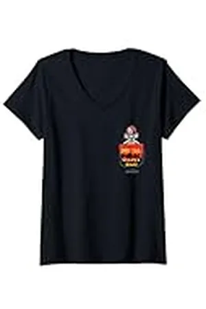 Chucky Mujer Sorry Jack…’s Back Faux Pocket Camiseta Cuello V