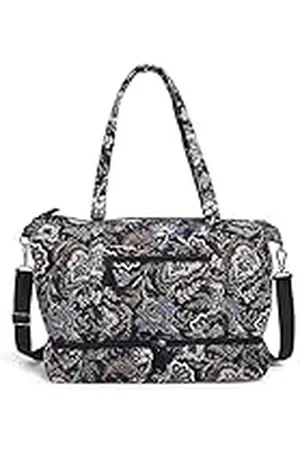 Vera Bradley Bolsa de Viaje de Lujo de algodón Reciclado para Mujer, Talla única, , Talla única, Bolsa de Viaje de algodón Deluxe