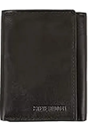Steve Madden Cartera Triple de Cuero para Hombre con Ventana de identificación, , Taille Unique