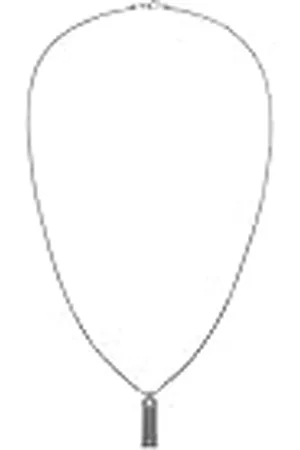Tommy Hilfiger Jewelry Collar para Hombre en Acero Inoxidable con una Placa Grabada - 2790392
