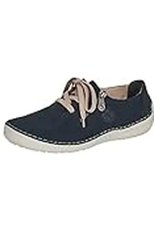 Rieker Spring/Summer 52511, Zapatos de Cordones Derby Mujer, Blue, 36 EU