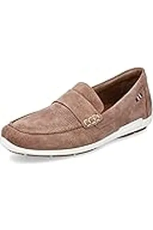 Rieker Hombre Mocasines 09050, de Caballero Zapatillas,Pantuflas,Mocasines,Zapatos Bajos,Elegantes,Oficina,Beige (Beige / 64),42 EU / 8 UK