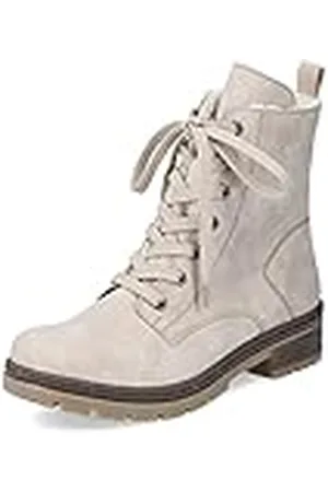 Rieker Mujer Botines Y7446, señora Botines con Cordones,Botas de Chukka,Botas Cortas,Botas con Cordones,Beige (Beige / 60),36 EU / 3.5 UK