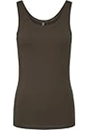 Pieces® Pcsirene Tank Top Noos Camiseta de Tirantes Anchos, Morel, S para Mujer