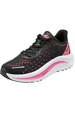 Gola Alzir Speed, Zapatillas para Correr Mujer, Negro/Rosa, 39 EU