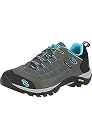 BRUTTING Mount Crillon Low, Zapatos de Low Rise Senderismo Mujer, Gris/Turquesa, 36 EU
